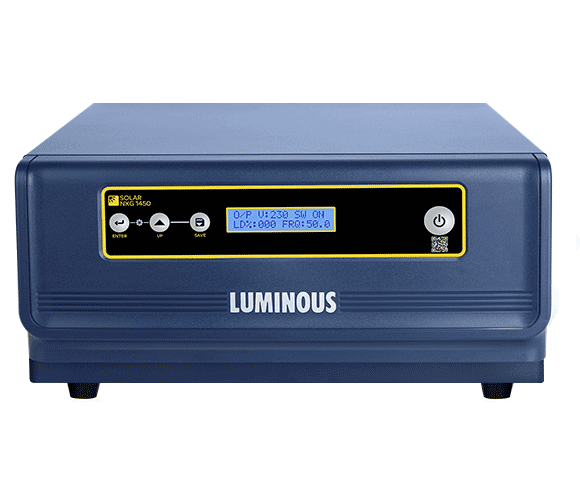 LUMINOUS NXG 1450e 1100 VA 290 V Single Phase Sine Wave PWM Off Grid Solar Inverter_0