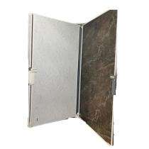 1 mm Brown and White Laminate Matte 8 x 4 sqft Fire Retardant_0