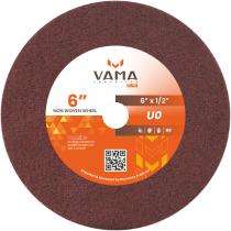 VAMA ABRASIVES 6 inch Buffing Wheels 20 mm Non Woven 1 Ply_0