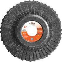 VAMA ABRASIVES 4 inch Flap Discs T27-WA60 320 Grit 16 mm_0