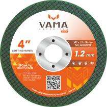 VAMA ABRASIVES 107 mm Cutting Wheels T41-WA60PBF 4 inch 15200 rpm_0