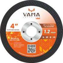 VAMA ABRASIVES 107 mm Cutting Wheels T41-WA60PBF 4 inch 15200 rpm_0