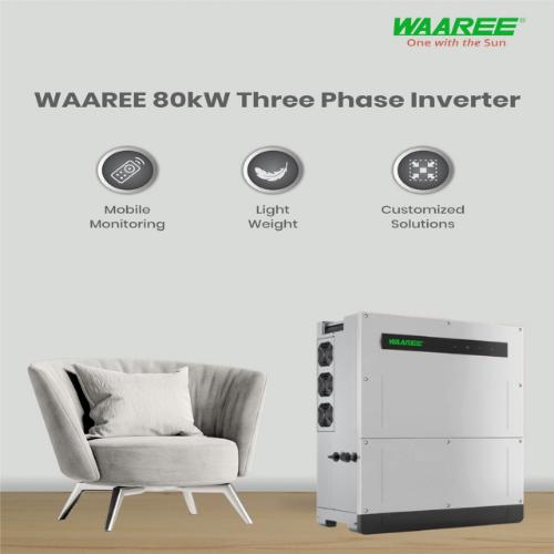 WAAREE WELW380000K 80 kW Three Phase String On Grid Solar Inverter_1