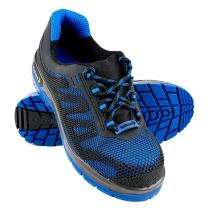 Mallcom Freddie G22 Polyester Knitted Composite Toe Safety Shoes Black and Blue_0