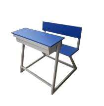 Mild Steel 2 Seater Student Bench Desk_0