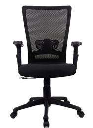 Shri Kesav Revolving Black 1300 x 450 x 490 mm Mild Steel Office Chairs_0