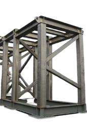 Mild Steel Plain Structural Skids 8 x 7 x 5 m Galvanized_0