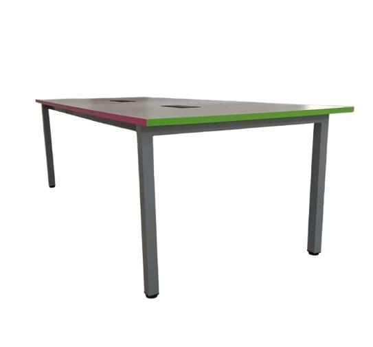 Shri Kesav Conference Office Tables White Mild Steel_1