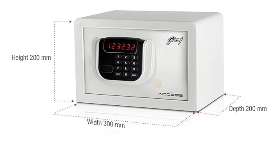 Godrej Iron Electronic Safety Lockers 8 L Access_2