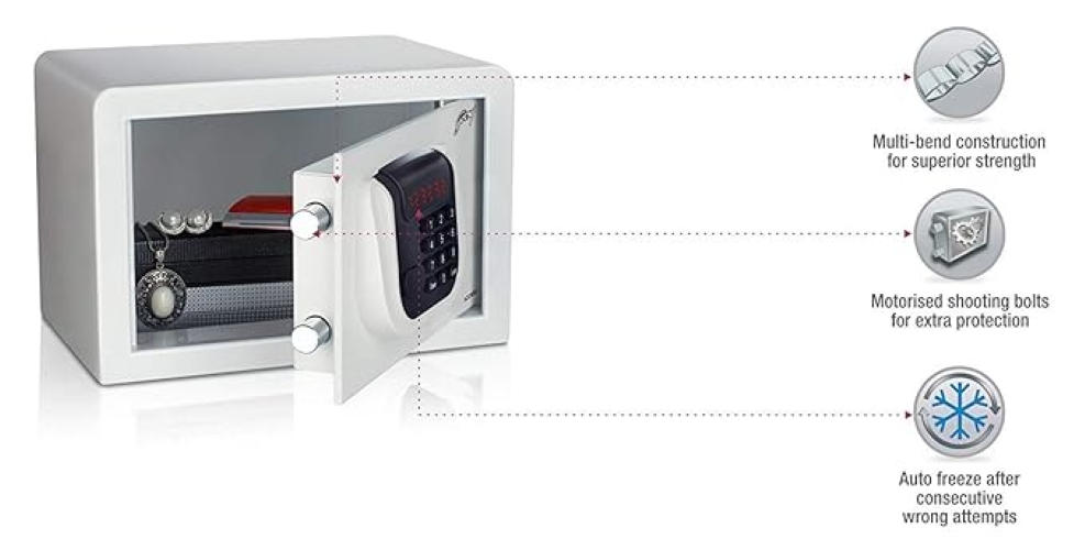 Godrej Iron Electronic Safety Lockers 8 L Access_4