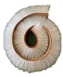 Karnavati Nylon Strip Cleaning Brush Metallic White_0