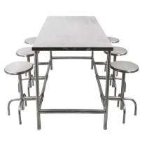 Ananya Canteen Stainless Steel Table 48 x 32 x 24 inch Silver_0