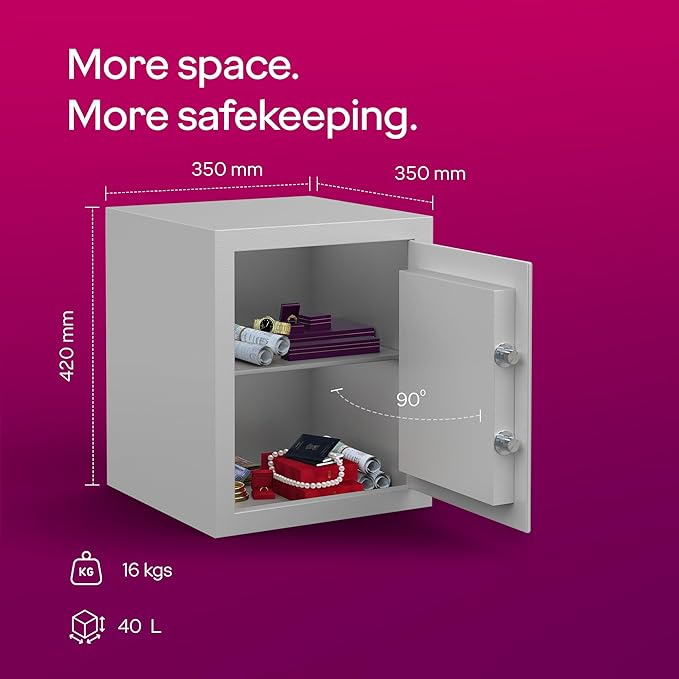 Godrej Iron Key Safety Lockers 40 L Forte Pro_1