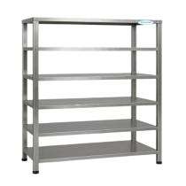 Ananya Stainless Steel Angle Frame 5 Layers Industrial Racks 6 ft 72 x 36 x 15 inch_0