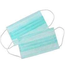 3 Ply Disposable Non Woven Nose Masks Standard Green_0