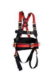 Black Dragon by Todi Mills Polyester Full Body Euro Series Safety Harness Free Size_0