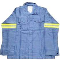 Safewear Denim Sky Blue High Visibility Uniform Work Shirt_0