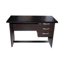 COREX Computer Office Tables Dark Brown Wooden_0