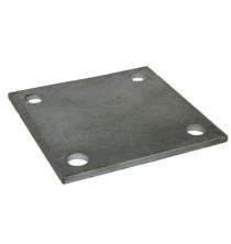 K A 300 mm Adjustable Base Plate ABP01 Mild Steel Plain 36 mm 150 x 150 mm_0