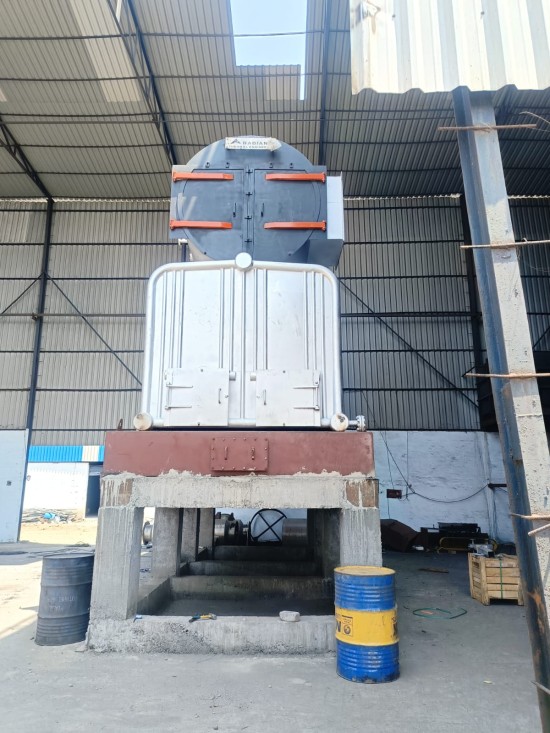 Radiant 2 ton Cylindrical Fire Tube Boiler IBR Steam 100 kg/hr_1