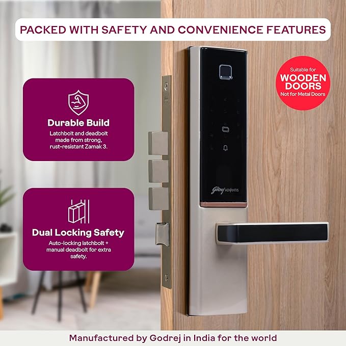Godrej Alloy Steel Combination Door Locks 4429_1