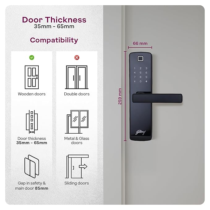 Godrej Alloy Steel Combination Door Locks 4216_2
