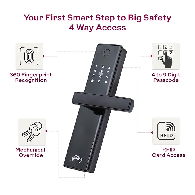 Godrej Alloy Steel Combination Door Locks 9599_2