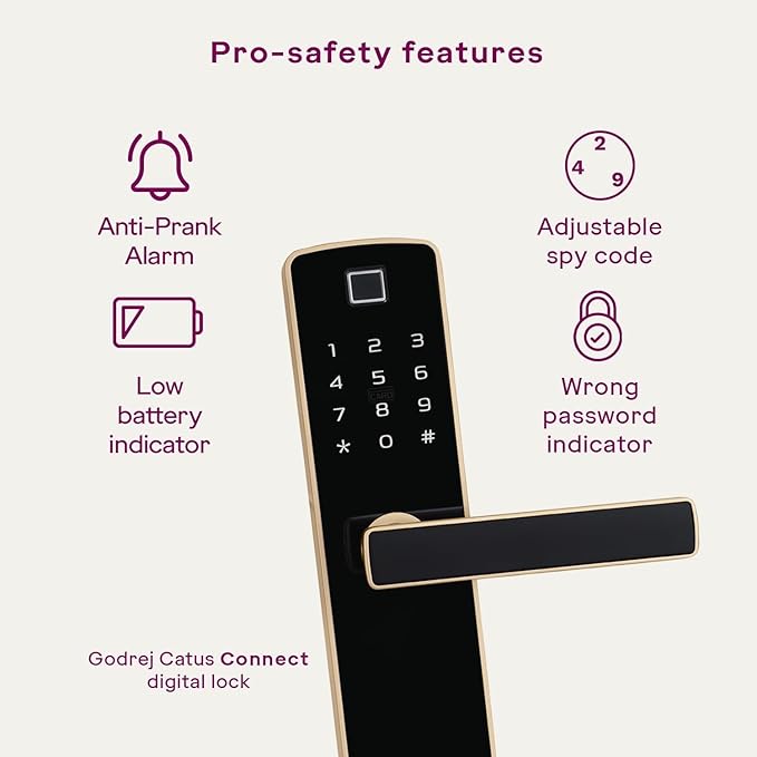 Godrej Alloy Steel Combination Door Locks 4242_4
