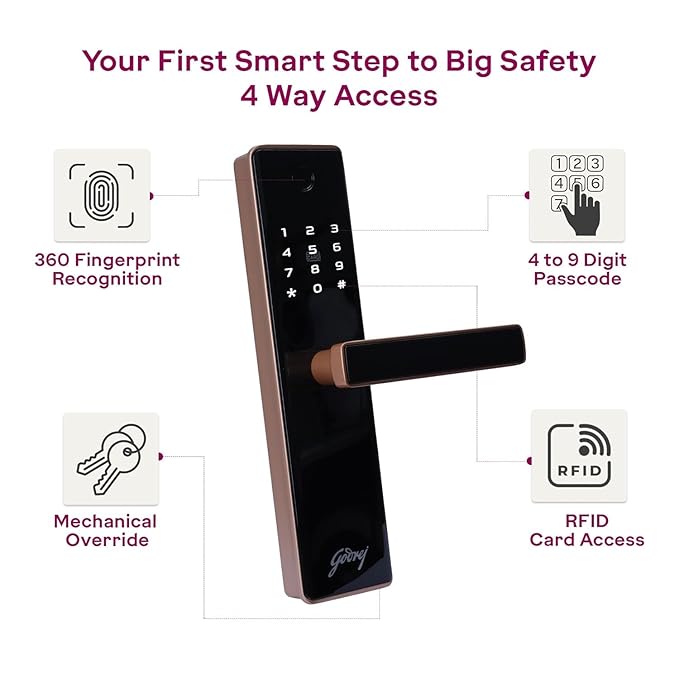Godrej Alloy Steel Combination Door Locks 9600_2