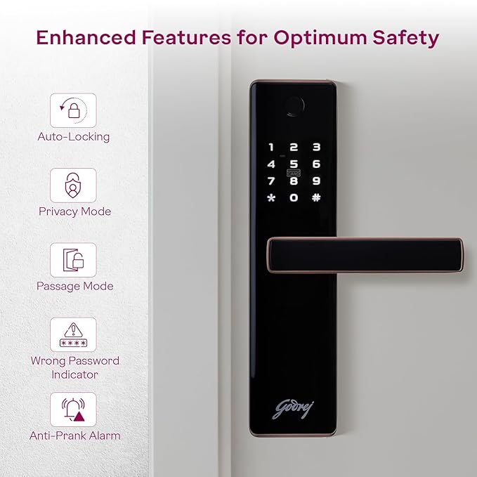 Godrej Alloy Steel Combination Door Locks 9600_3