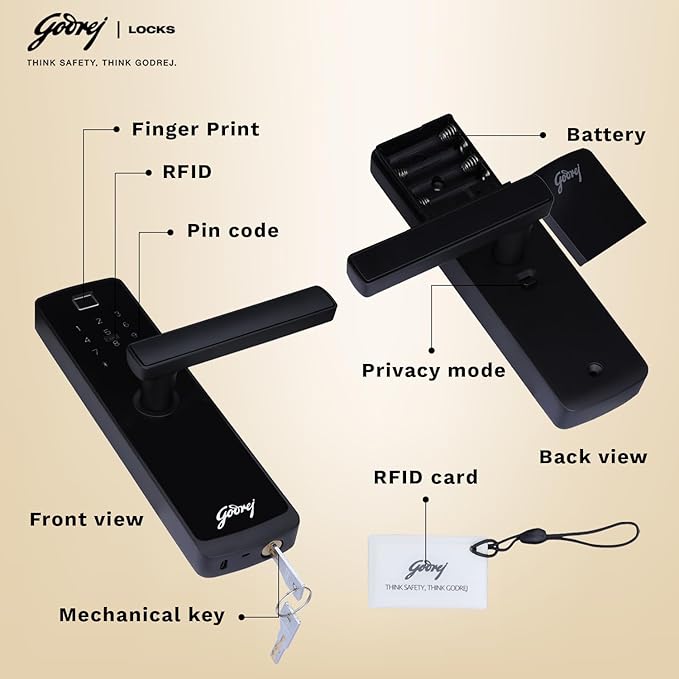 Godrej Alloy Steel Combination Door Locks 4241_4