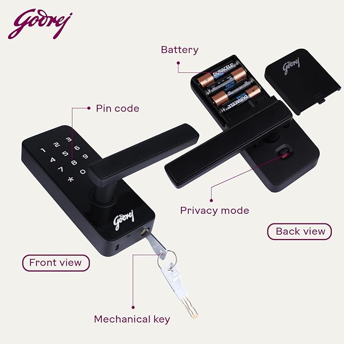 Godrej Alloy Steel Combination Door Locks 4201-4199_4