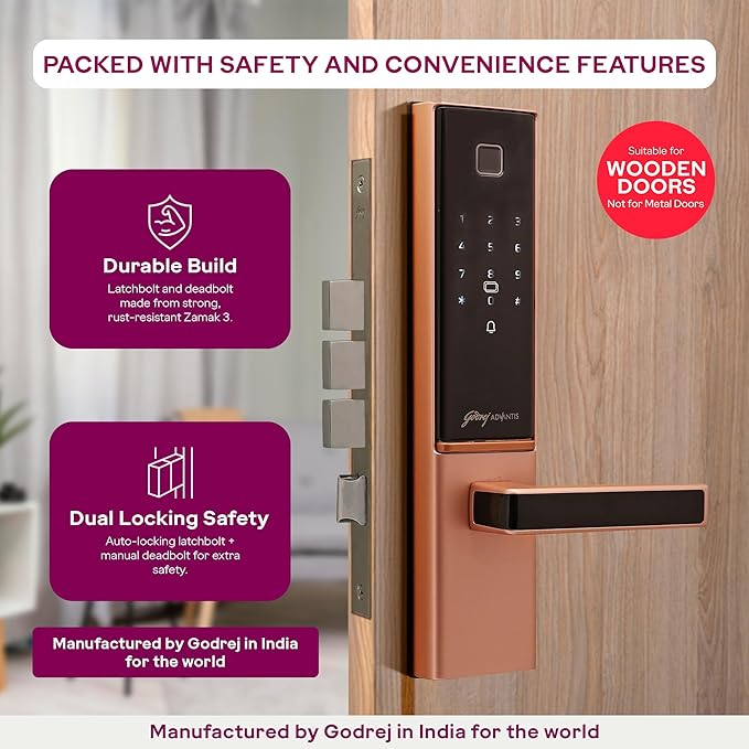 Godrej Alloy Steel Combination Door Locks 4407_1