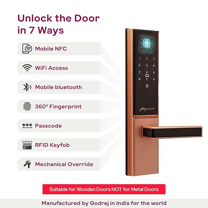 Godrej Alloy Steel Combination Door Locks 4407_2