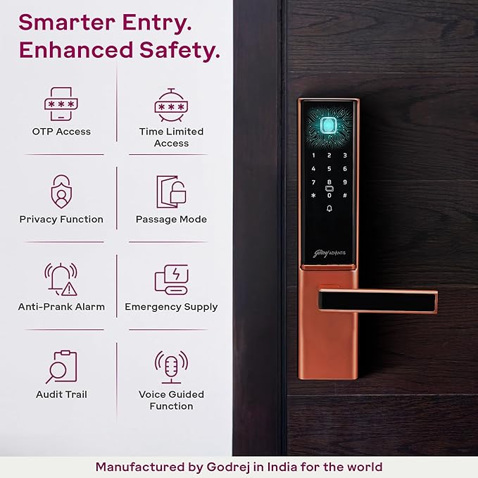 Godrej Alloy Steel Combination Door Locks 4407_3