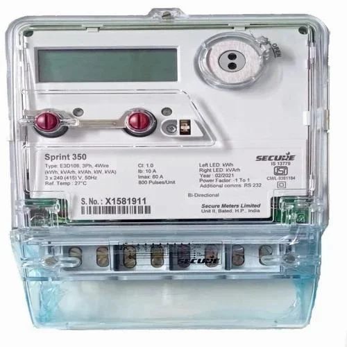 Secure 5 - 30 A Single Phase LCD IP54 Solar Net Meter_0