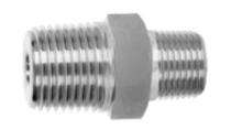 AEPL 7.1 mm Stainless Steel Reducer Hex Nipples_0