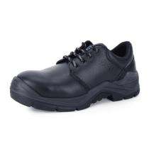 UTEX Real Leather Alloy Steel Toe Safety Shoes Black_0