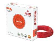 Polycab 6 sqmm FRLF Electric Wire Red 90 m_0