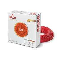 Polycab 1 sqmm Optima+ FRLF Electric Wire Red 90 m_0