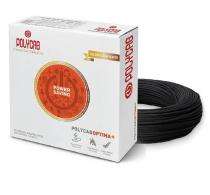 Polycab 4 sqmm Optima+ FRLF Electric Wire Black 90 m_0