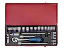 DE NEERS 18 1/2" Square Socket Set_0