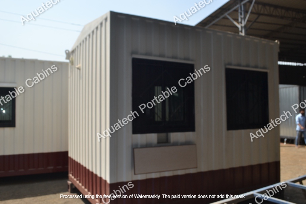 APC Mild Steel 8 ft Portable Security Cabin_1