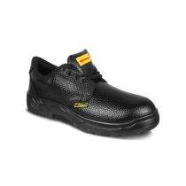 SAFEHAWK Real Leather Alloy Steel Toe Safety Shoes Black_0