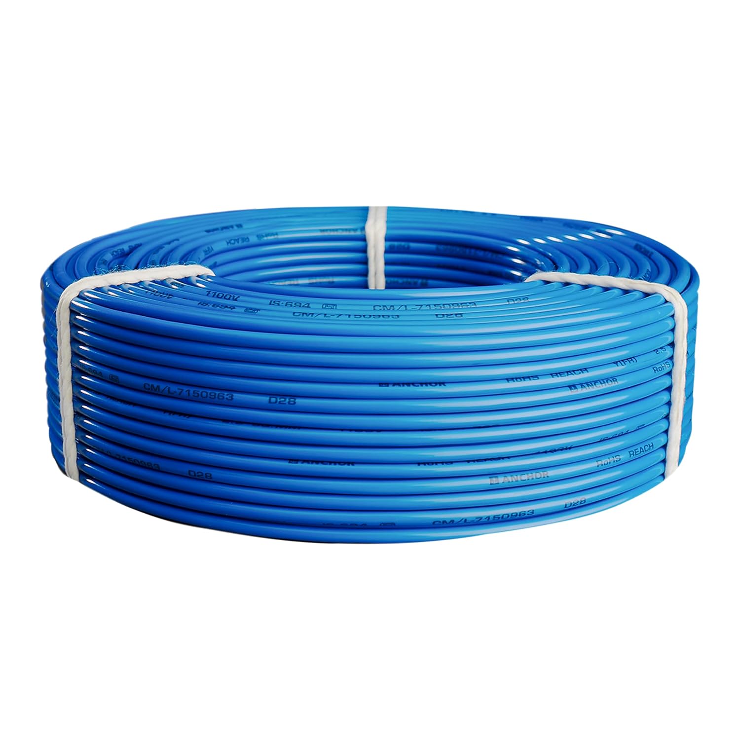 ANCHOR 0.75 sqmm Advance FR Electric Wire Blue 180 m_1