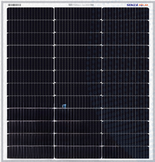 Senza SNS36CMP050Wp 50 W Mono Half Cut Bifacial Solar Panel_0