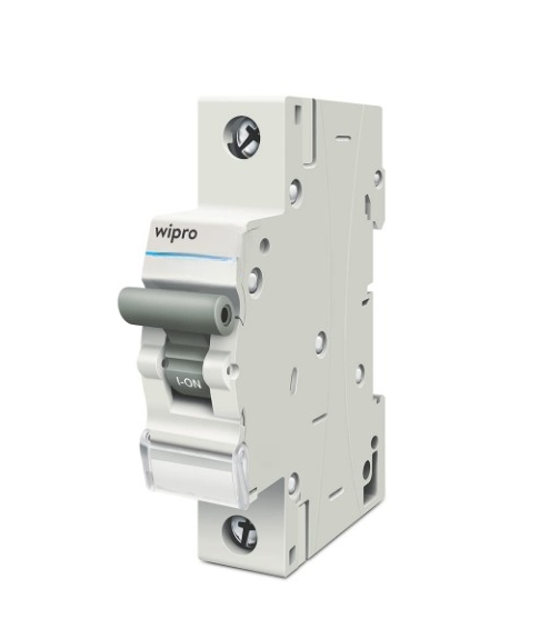Wipro 10A SPC Curve Single Pole 10 A C Curve MCB_0