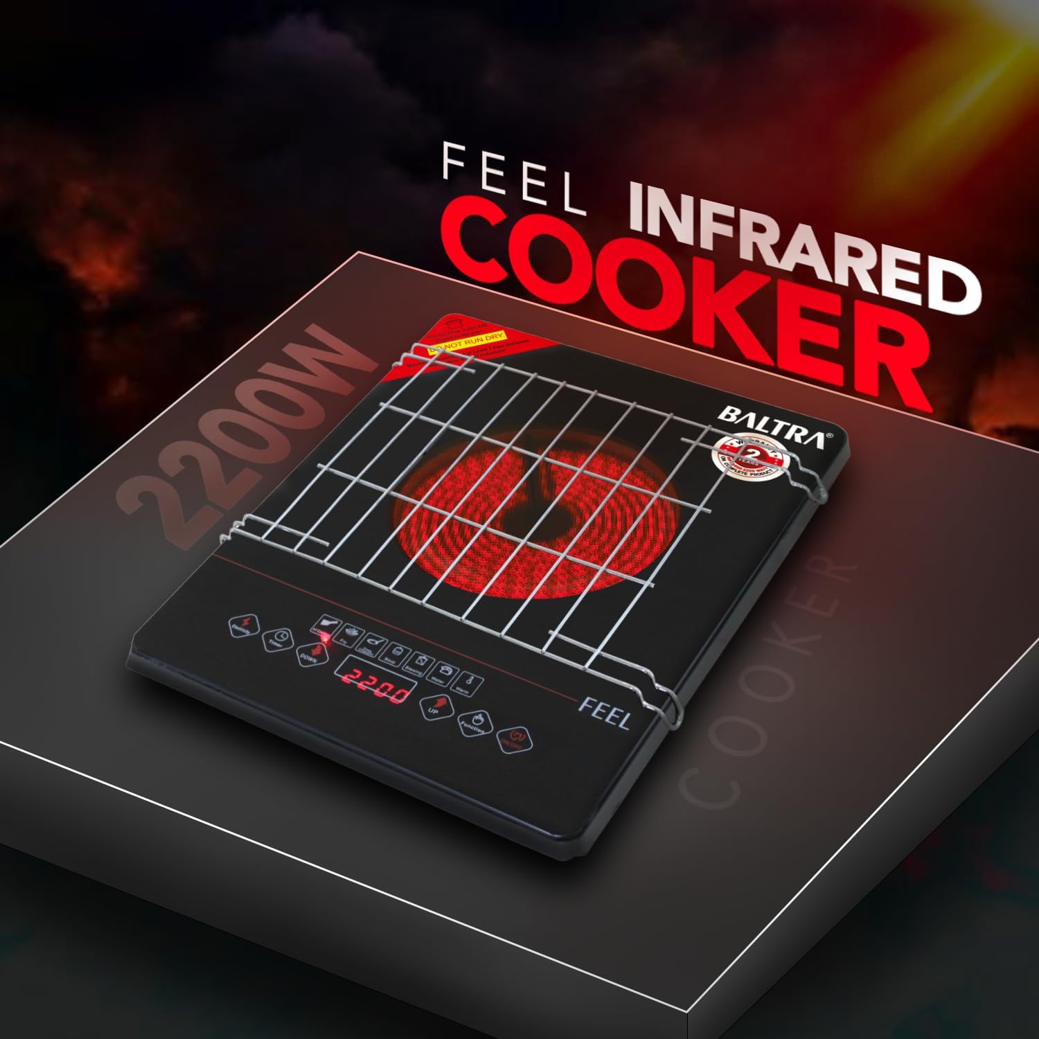 Baltra Feel BIC-114 2200 W Induction Cooktop_1