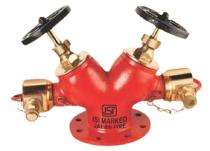 JALAN FHS52 Metal Double Outlet Fire Hydrant System_0