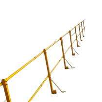 Sugatu Mild Steel Handrail Colour Coated 2 x 4 ft_0